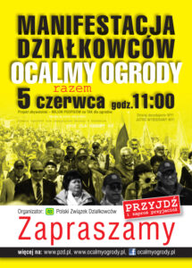 manifestacja plakat